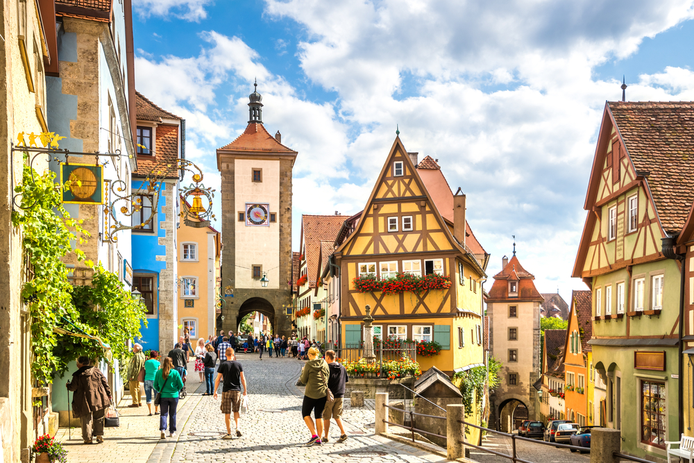 Lieblieches Taubertal Rothenburg ob der Tauber